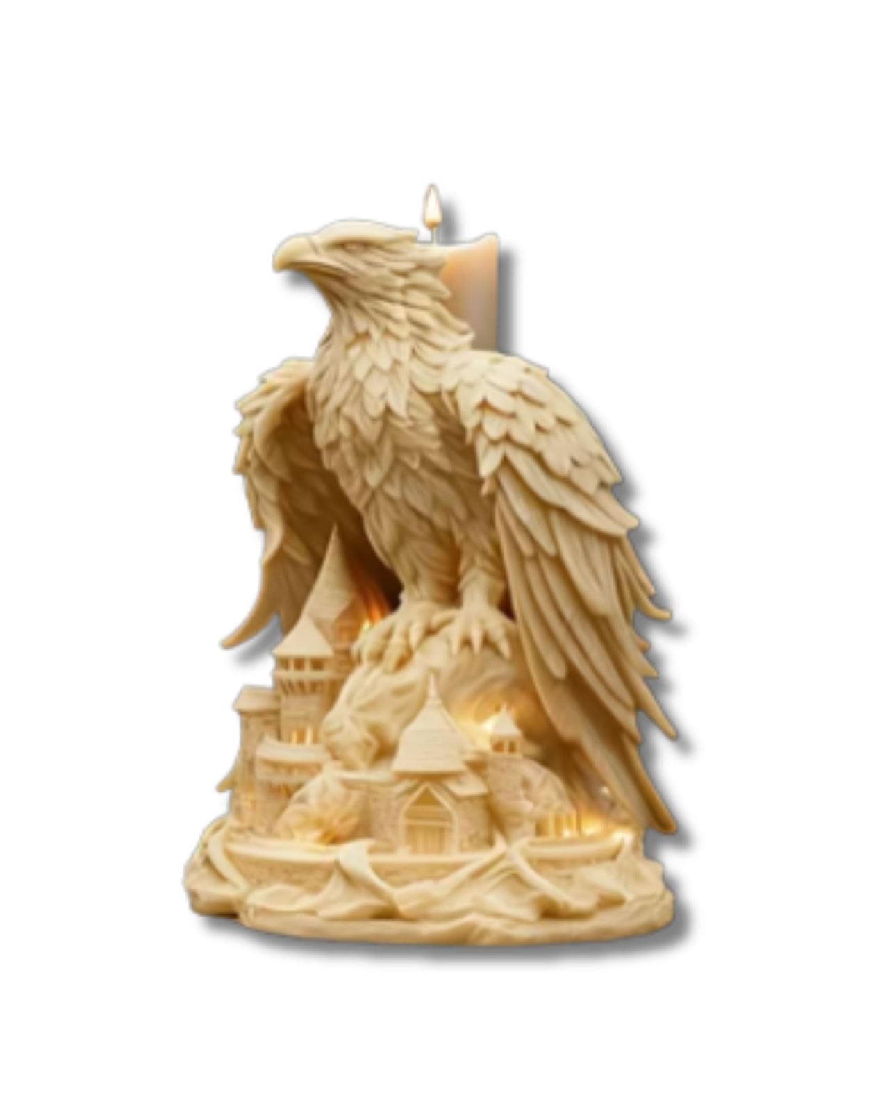 Aguila sobre castillo - Imagen 1