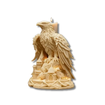 Aguila sobre castillo - Imagen 1