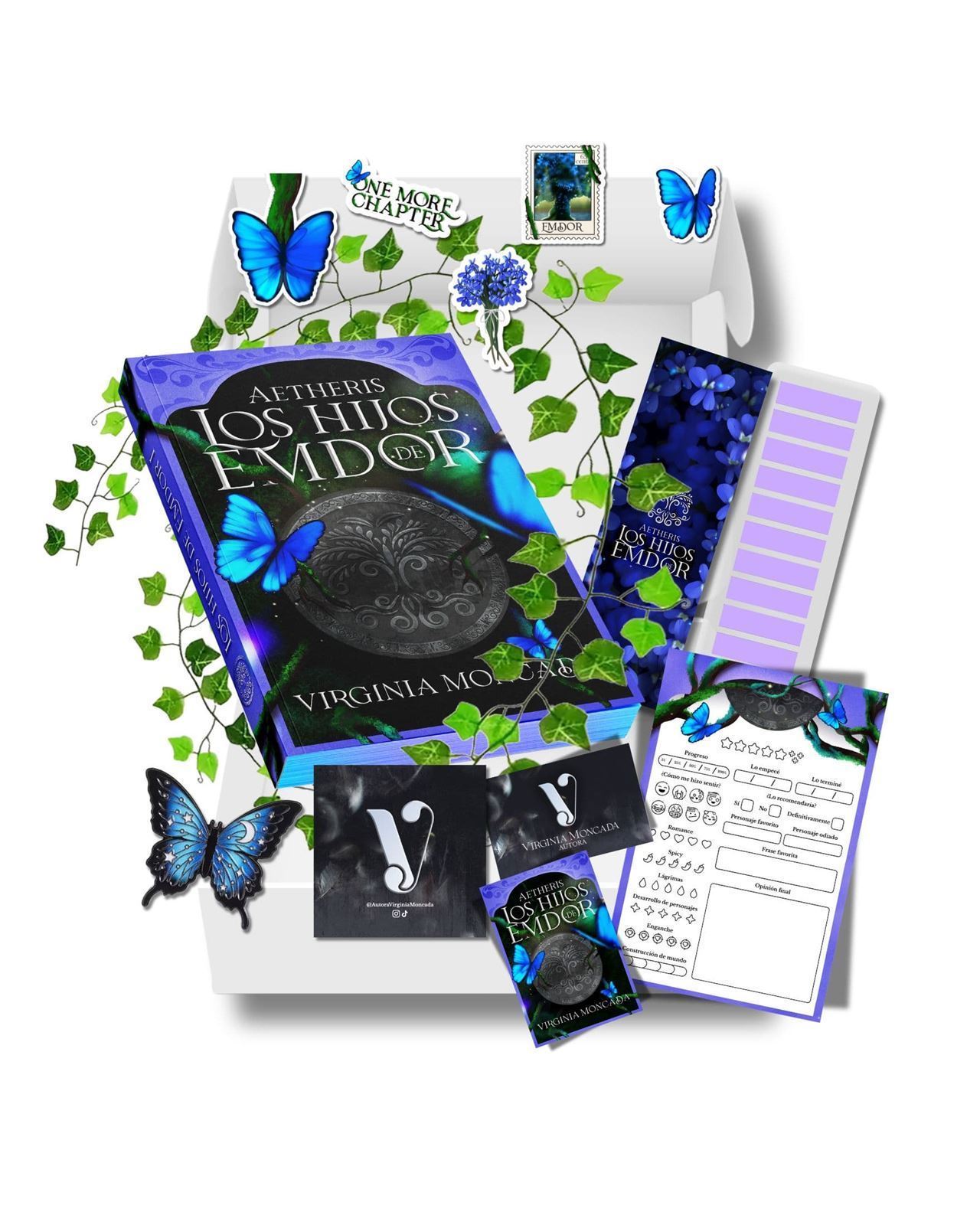 Caja literaria Aetheris de Virginia Moncada - Imagen 1