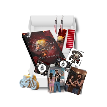 Caja literaria Ardiendo en su infierno de Lena Salvatore - Imagen 1