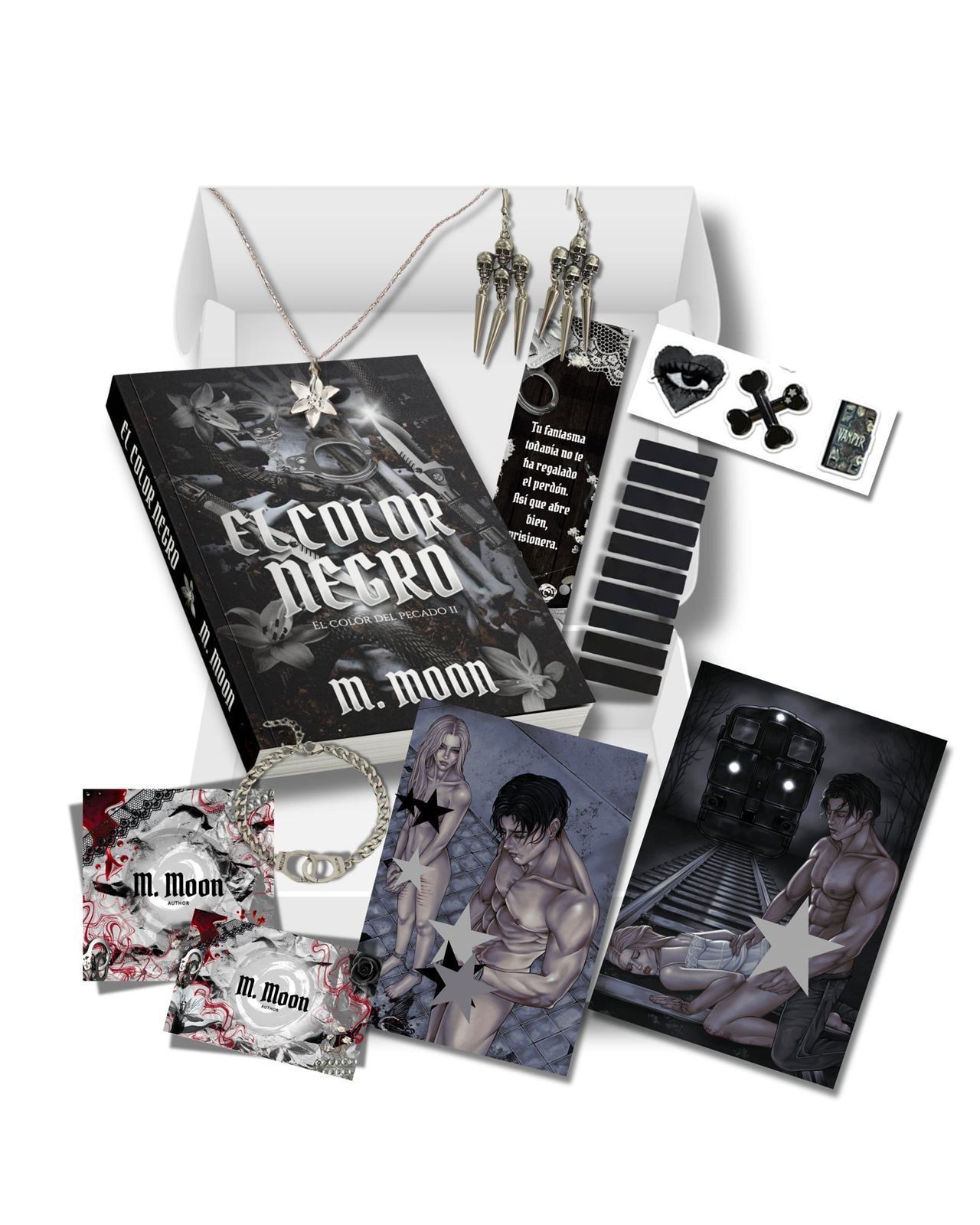 Caja literaria El color negro (Edición especial) de M.Moon - Imagen 1