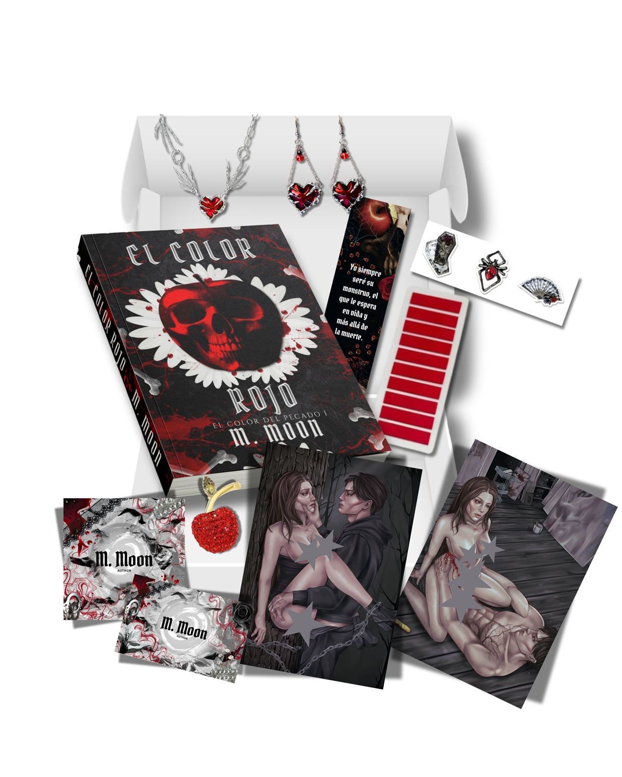 Caja literaria El color rojo (Edición especial) de M.Moon - Imagen 1
