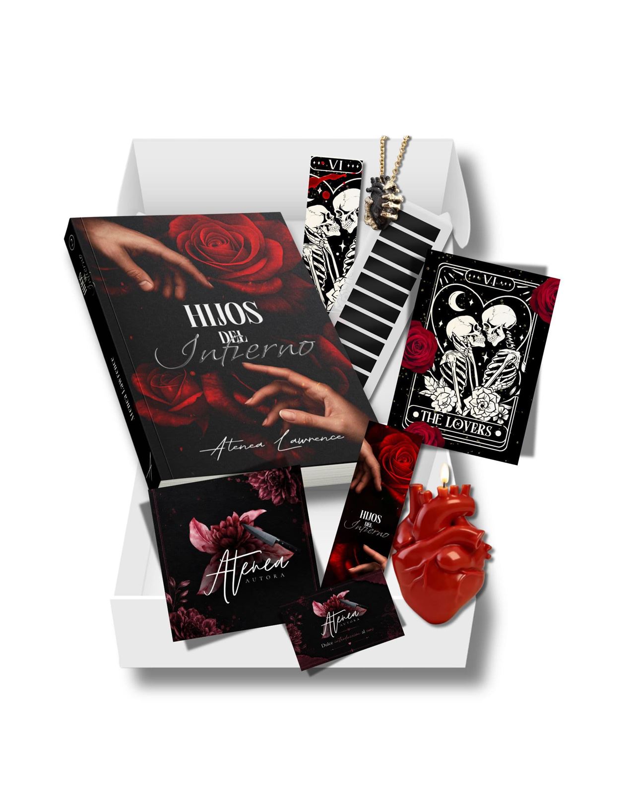 Caja literaria hijos del infierno de Atenea Lawrence - Imagen 1