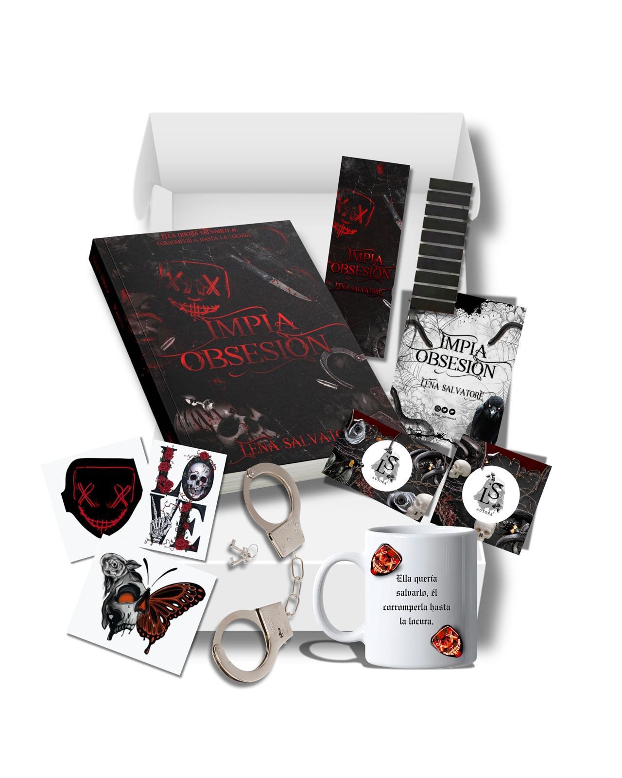 Caja literaria Impía obsesión de Lena Salvatore - Imagen 1