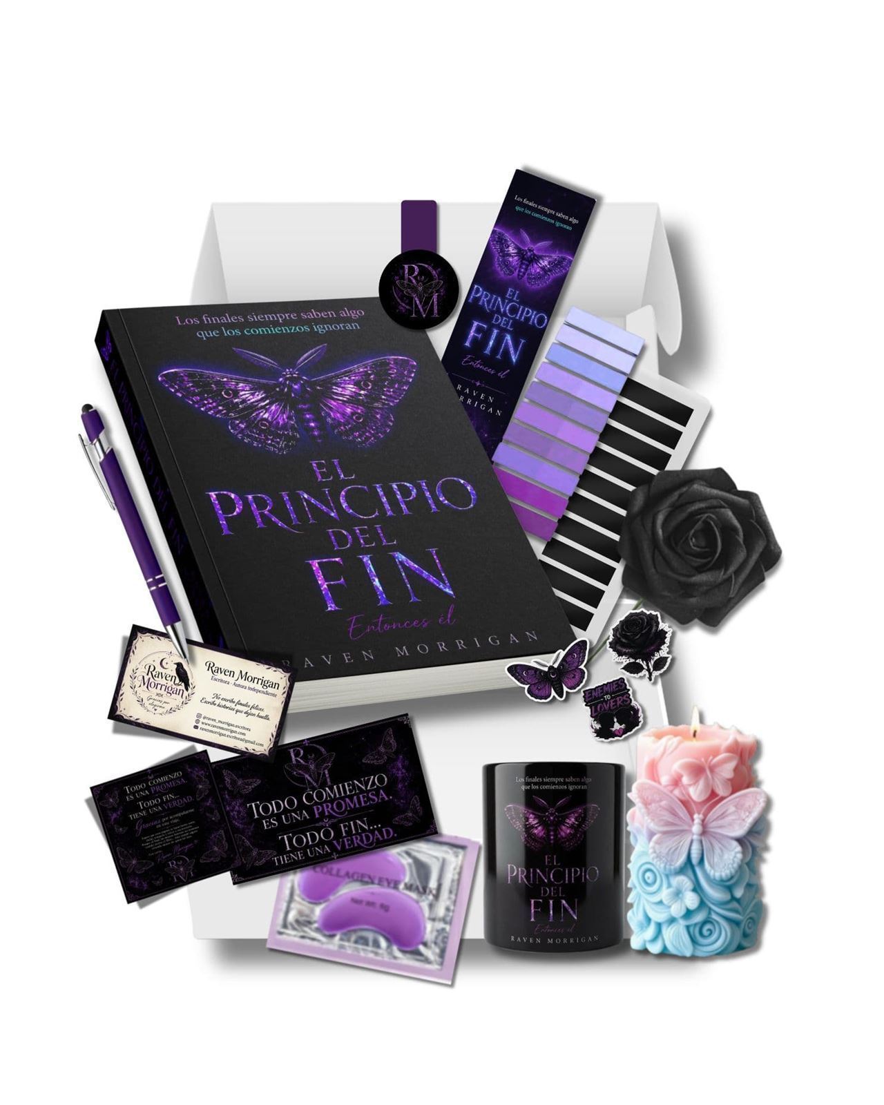 Caja literaria Premium El principio del fin "Entonces él" de Raven Morrigan - Imagen 1