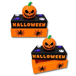 Cofre Halloween naranja - Imagen 1