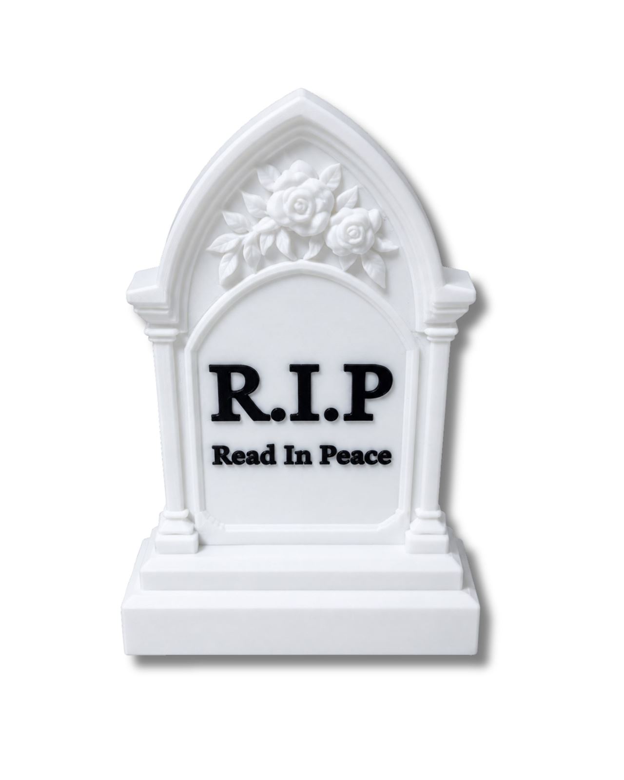 Lápida 3D RIP Read in Peace - Imagen 1