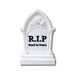 Lápida 3D RIP Read in Peace - Imagen 1