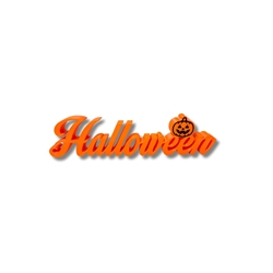 Letras 3D Halloween - Imagen 1