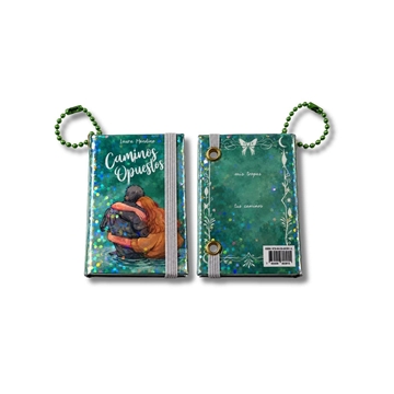 Llavero porta posits Caminos Opuestos - Imagen 1
