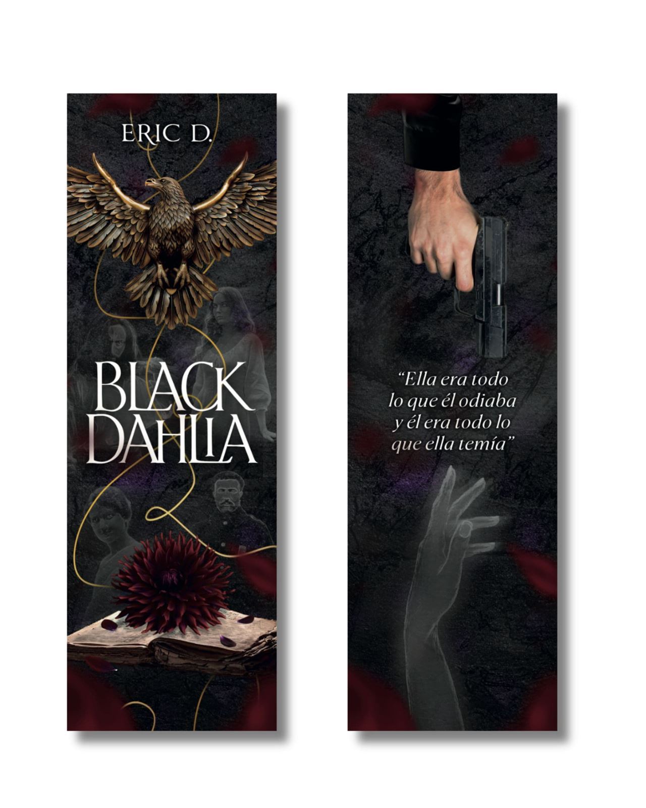 Marcapáginas Black Dahlia de Eric D. - Imagen 1