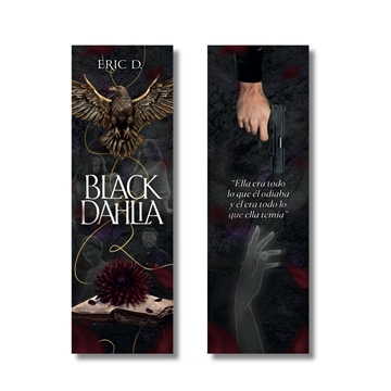 Marcapáginas Black Dahlia de Eric D. - Imagen 1
