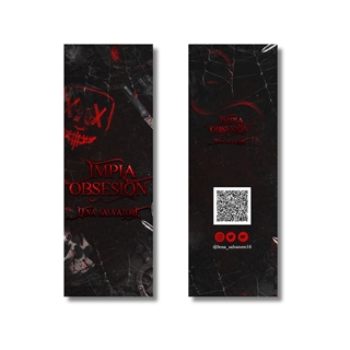 Marcapáginas Impía Obsesión de Lena Salvatore - Imagen 1