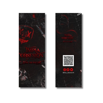 Marcapáginas Impía Obsesión de Lena Salvatore - Imagen 1