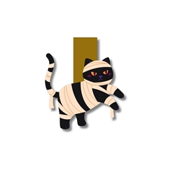 Marcapáginas Magnético Gato Momia - Imagen 1
