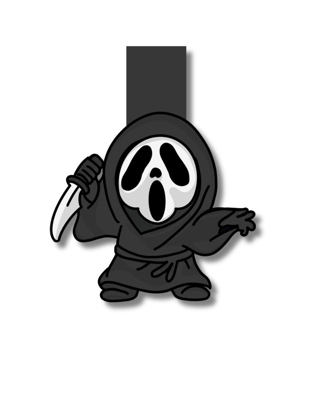Marcapáginas Magnético Ghostface - Imagen 1