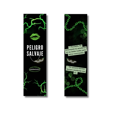 Marcapáginas Peligro Salvaje de Layla Ruiz - Imagen 1