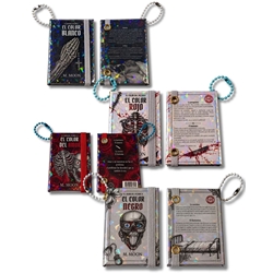 Pack llaveros porta posits El color del pecado - Imagen 1