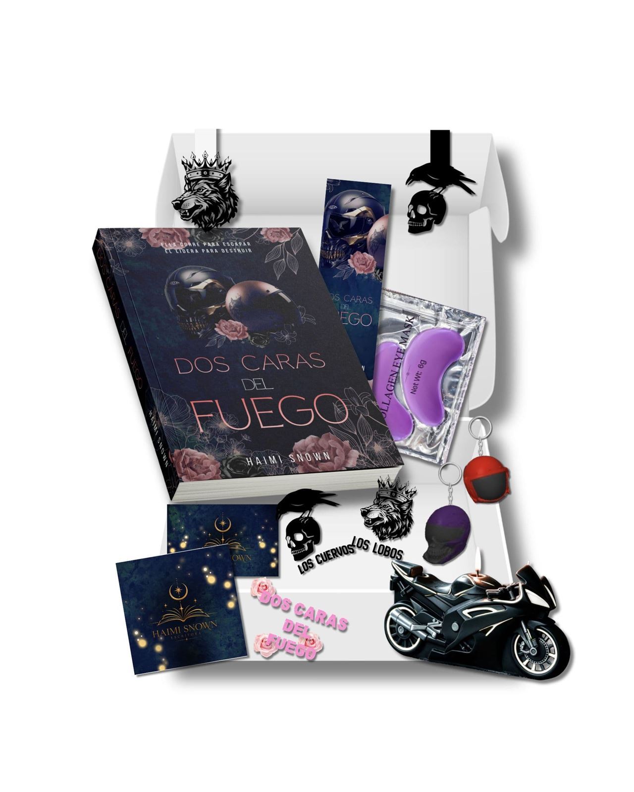 Preventa Caja literaria Dos caras del fuego de Haimi Snown - Imagen 1
