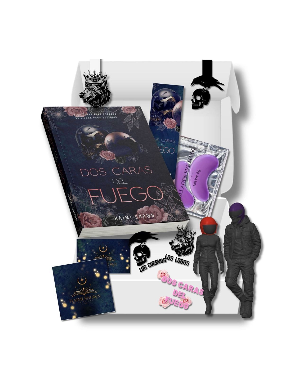 Preventa Caja literaria Premium Dos caras del fuego de Haimi Snown - Imagen 1