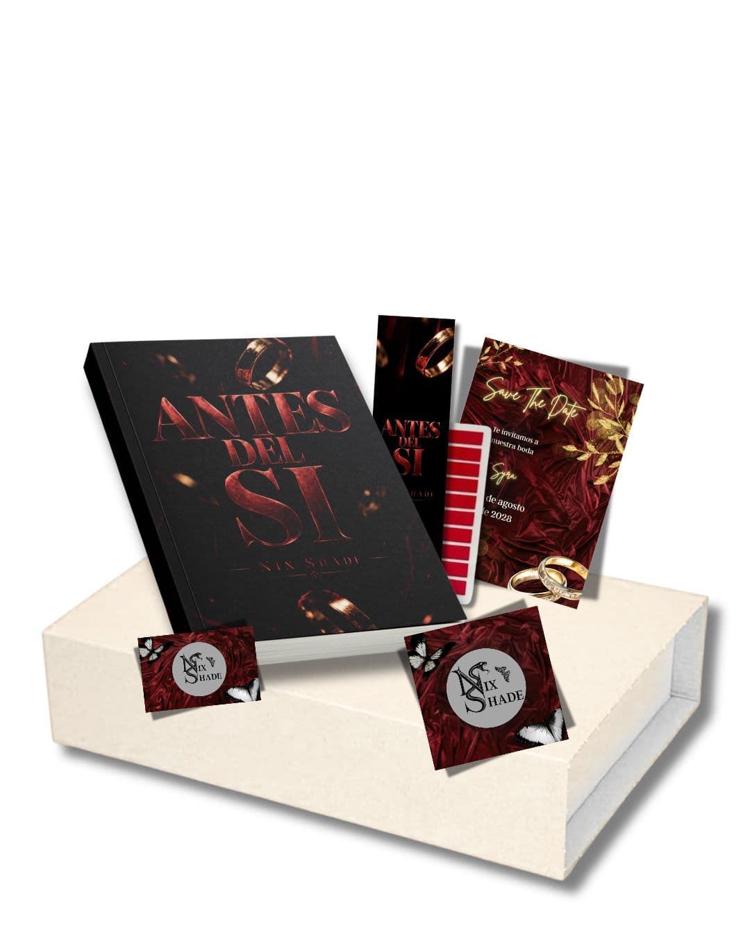 Preventa sobre literario "Antes del sí" de Nix Shade - Imagen 1
