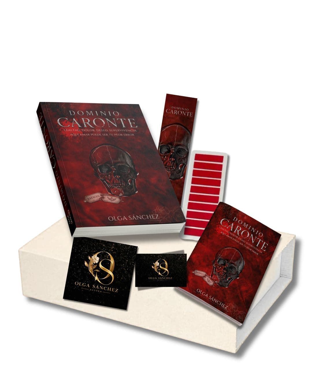 Preventa Sobre literario Dominio Caronte de Olga Sánchez - Imagen 1