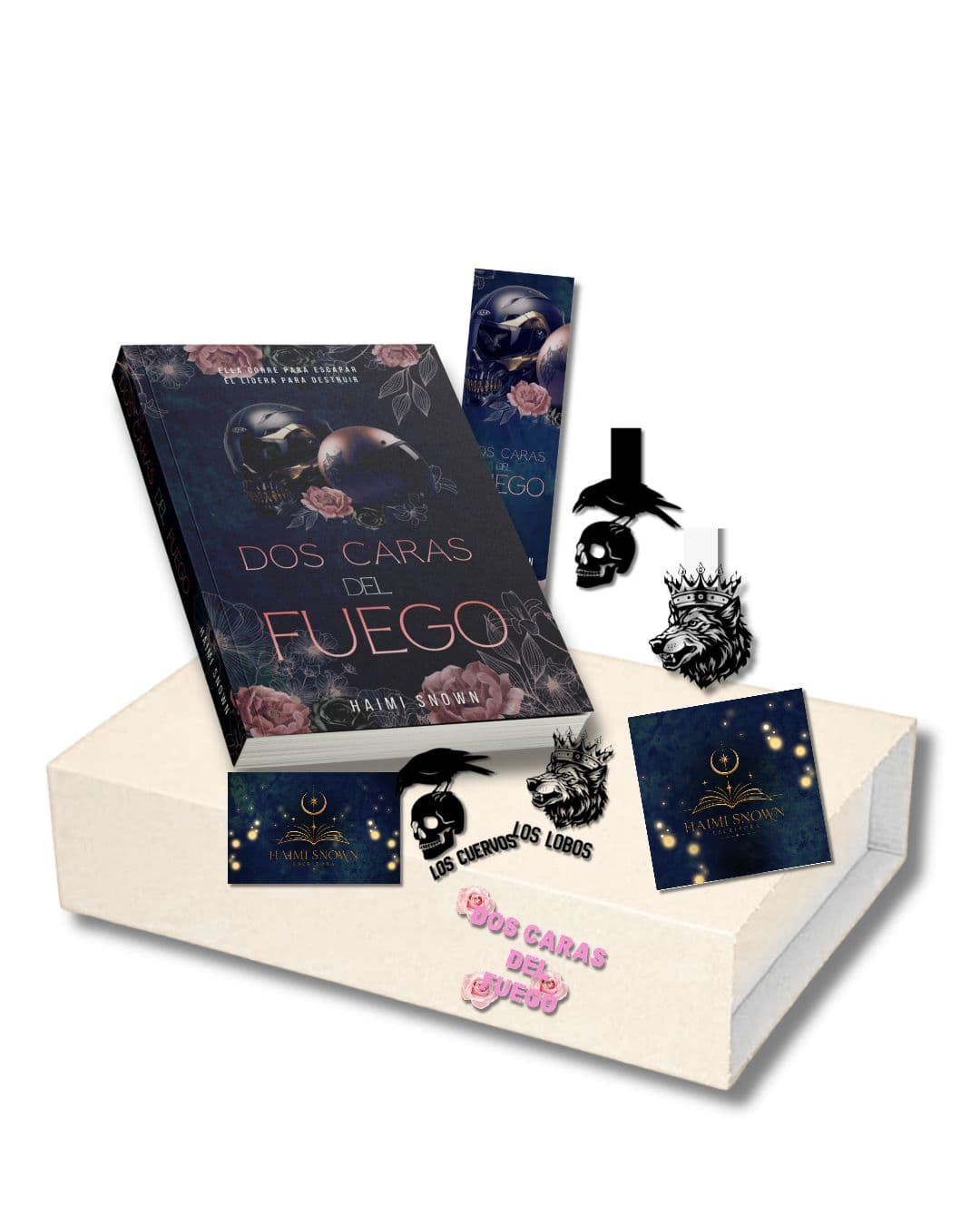 Preventa Sobre literario Dos caras del fuego de Haimi Snown - Imagen 1