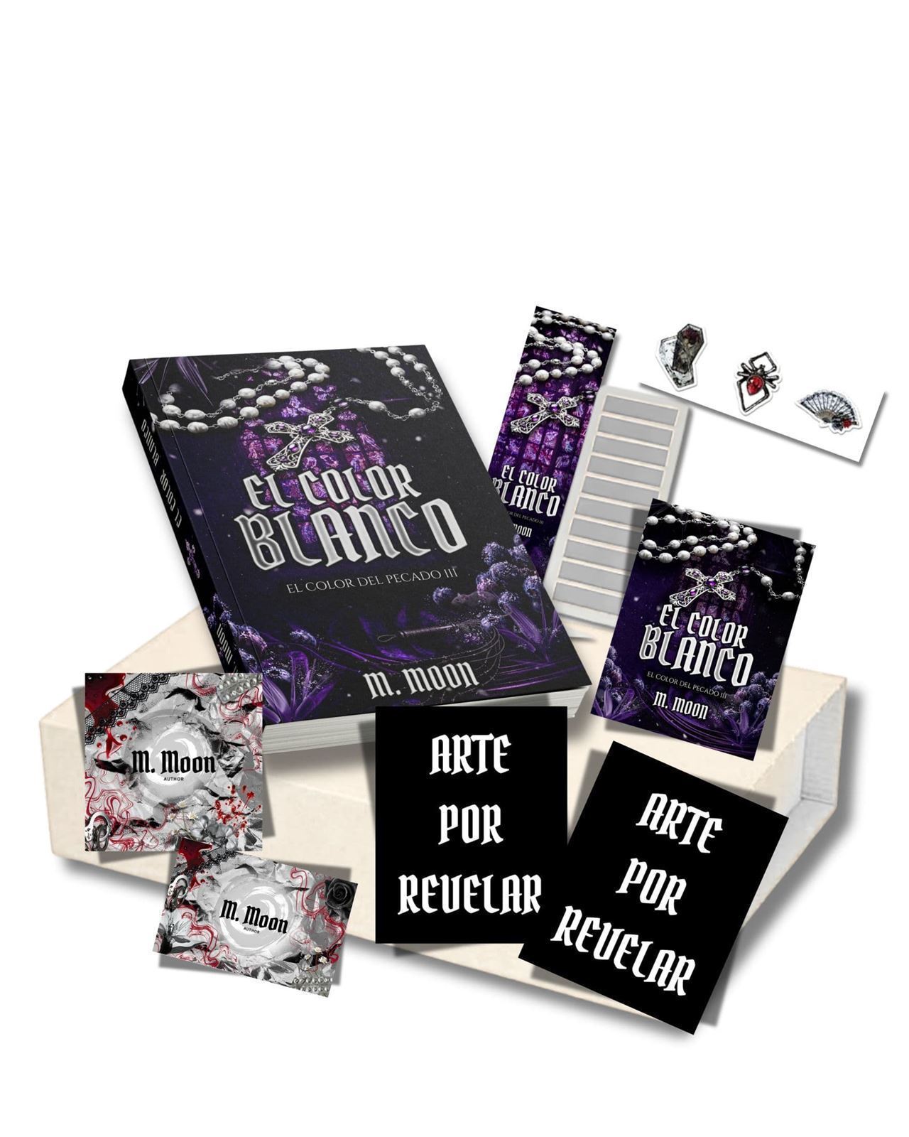 Preventa sobre literario El color blanco (Edición especial) de M.Moon - Imagen 1