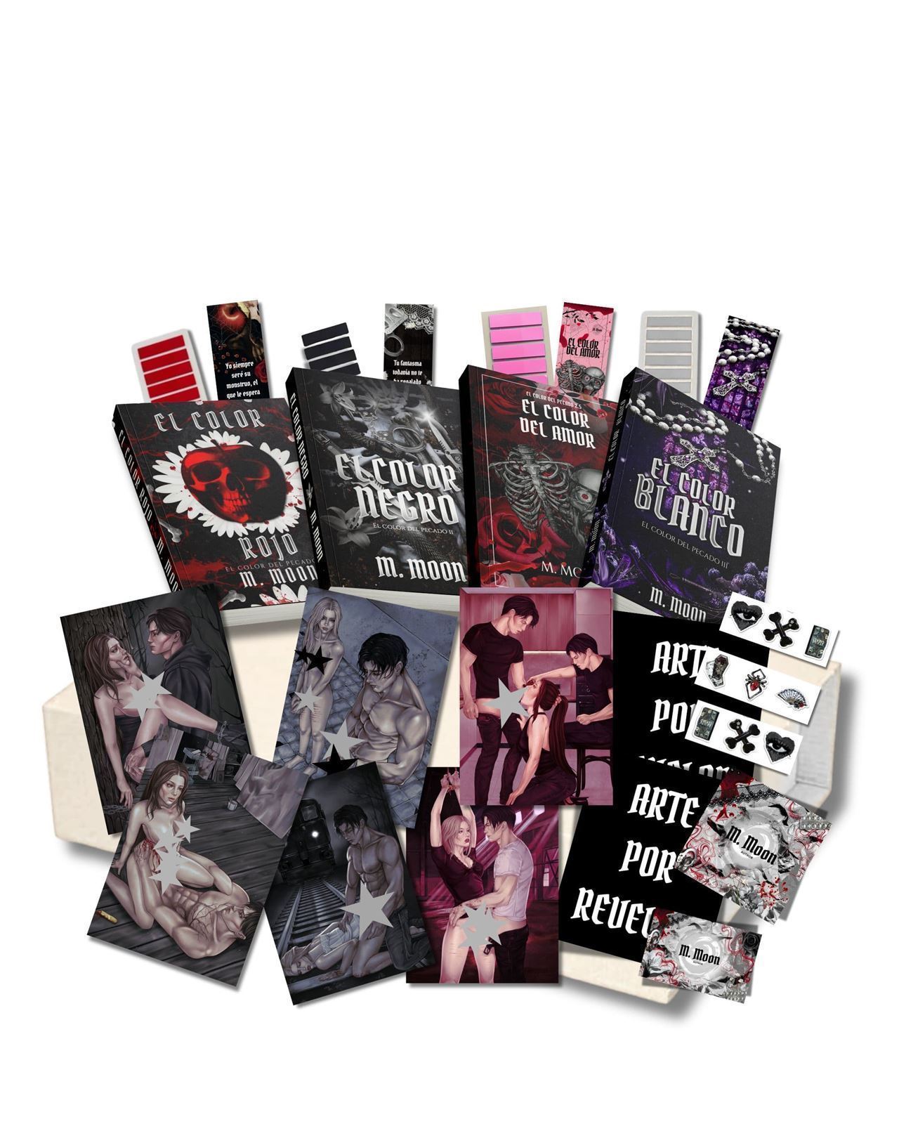 Sobre literario El color del pecado COMPLETA de M.Moon - Imagen 1