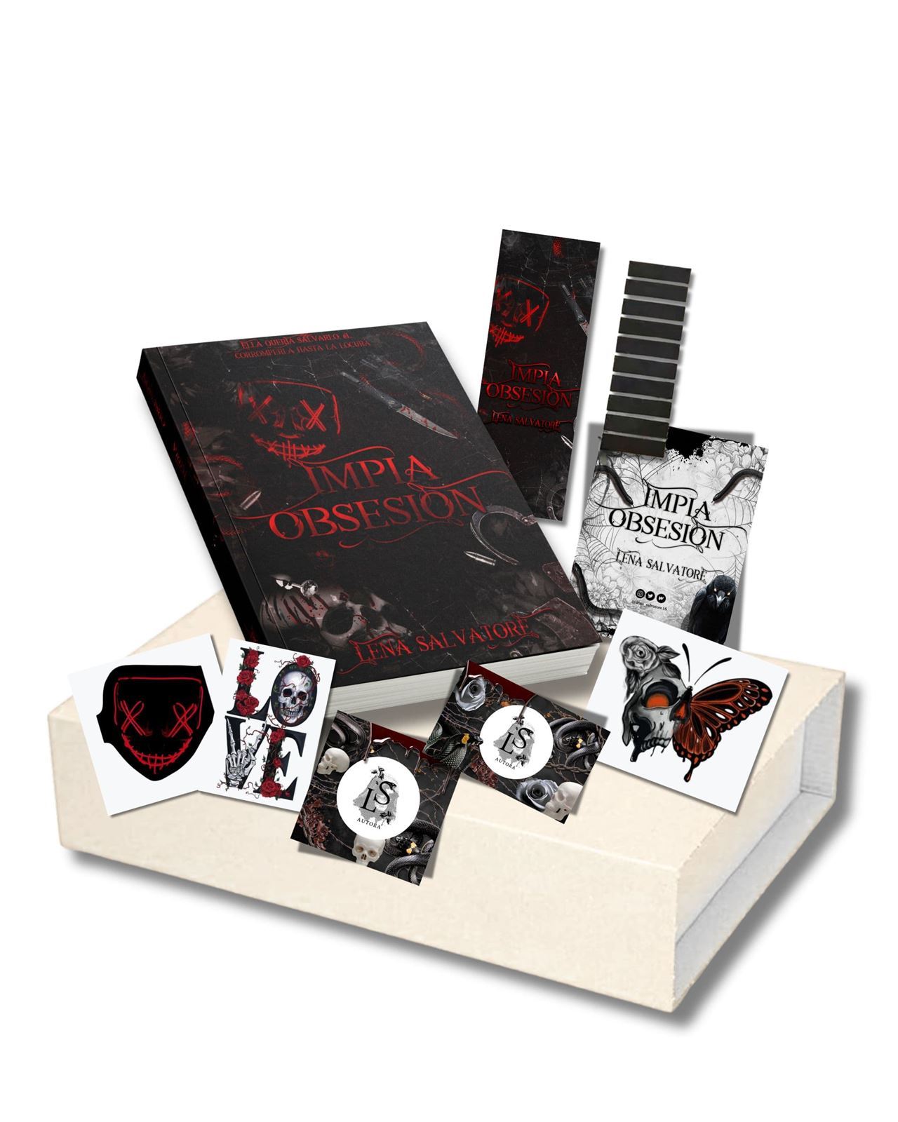 Sobre literario Impía obsesión de Lena Salvatore - Imagen 1