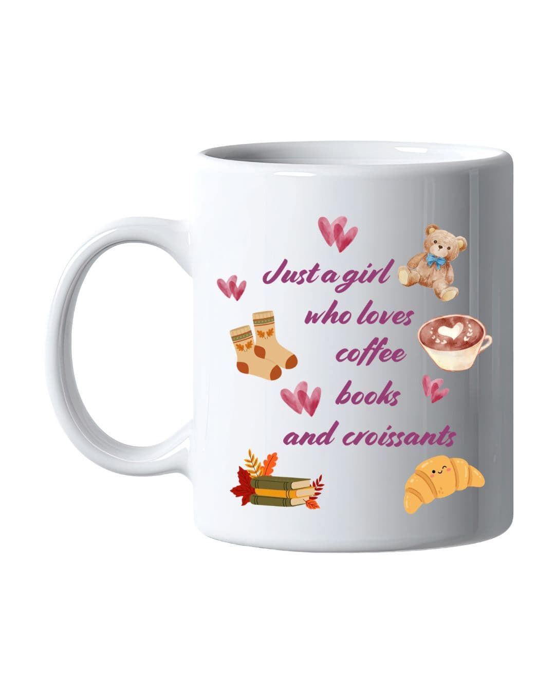 Taza Coffee, Books & Croissants - Imagen 1