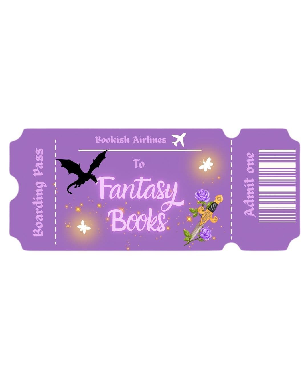 Ticket 3D Fantasy Books - Imagen 1