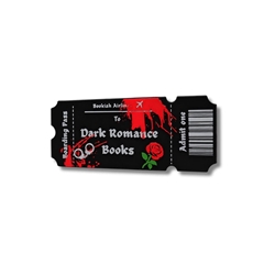 Ticket Marcapáginas 3D Dark romance books - Imagen 1