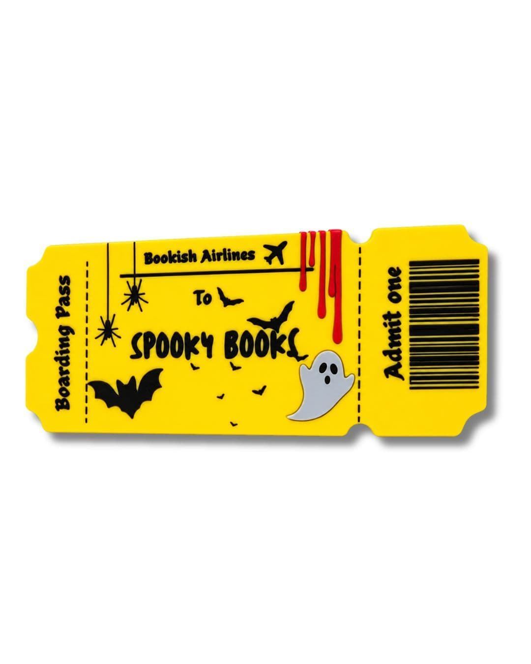Ticket Marcapáginas 3D Spooky book - Imagen 1