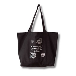 Tote bag bordada El Color Negro de M.Moon - Imagen 1