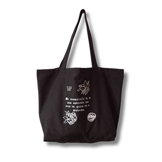 Tote bag bordada El Color Negro de M.Moon - Imagen 1