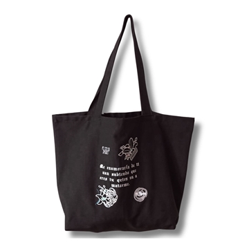 Tote bag bordada El Color Negro de M.Moon - Imagen 2
