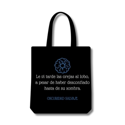 Tote bag bordada Oscuridad Salvaje de Layla Ruiz - Imagen 2
