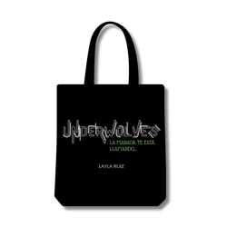 Tote bag bordada Peligro Salvaje de Layla Ruiz - Imagen 1
