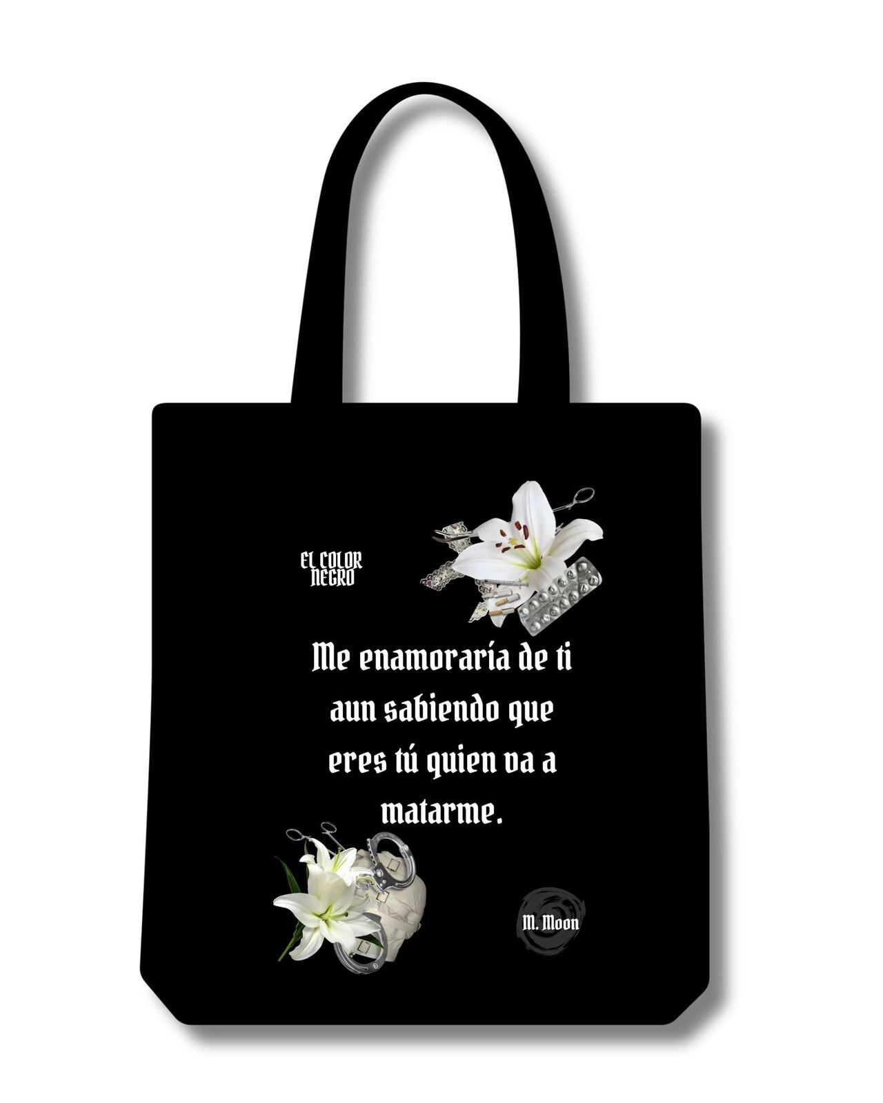 Tote bag El Color Negro de M.Moon - Imagen 1