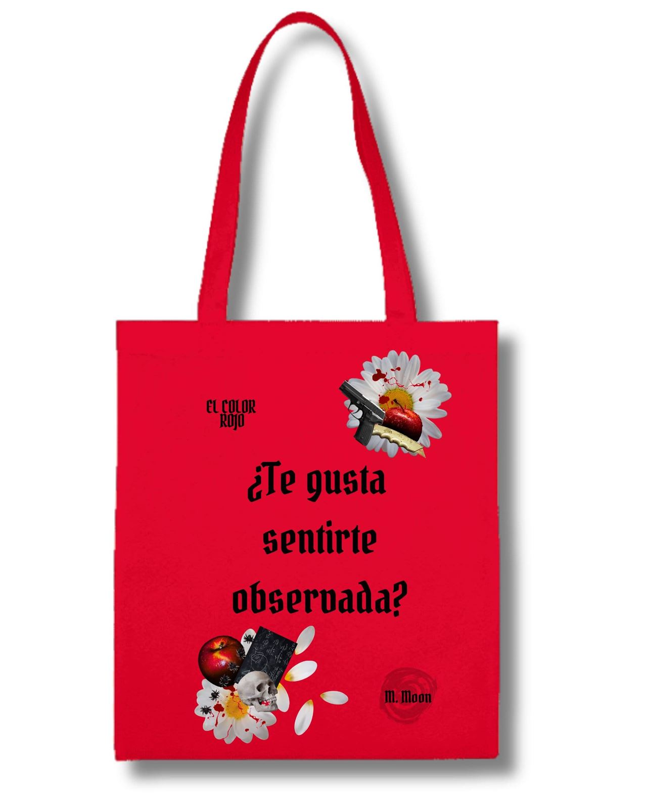 Tote bag El Color Rojo de M.Moon - Imagen 1