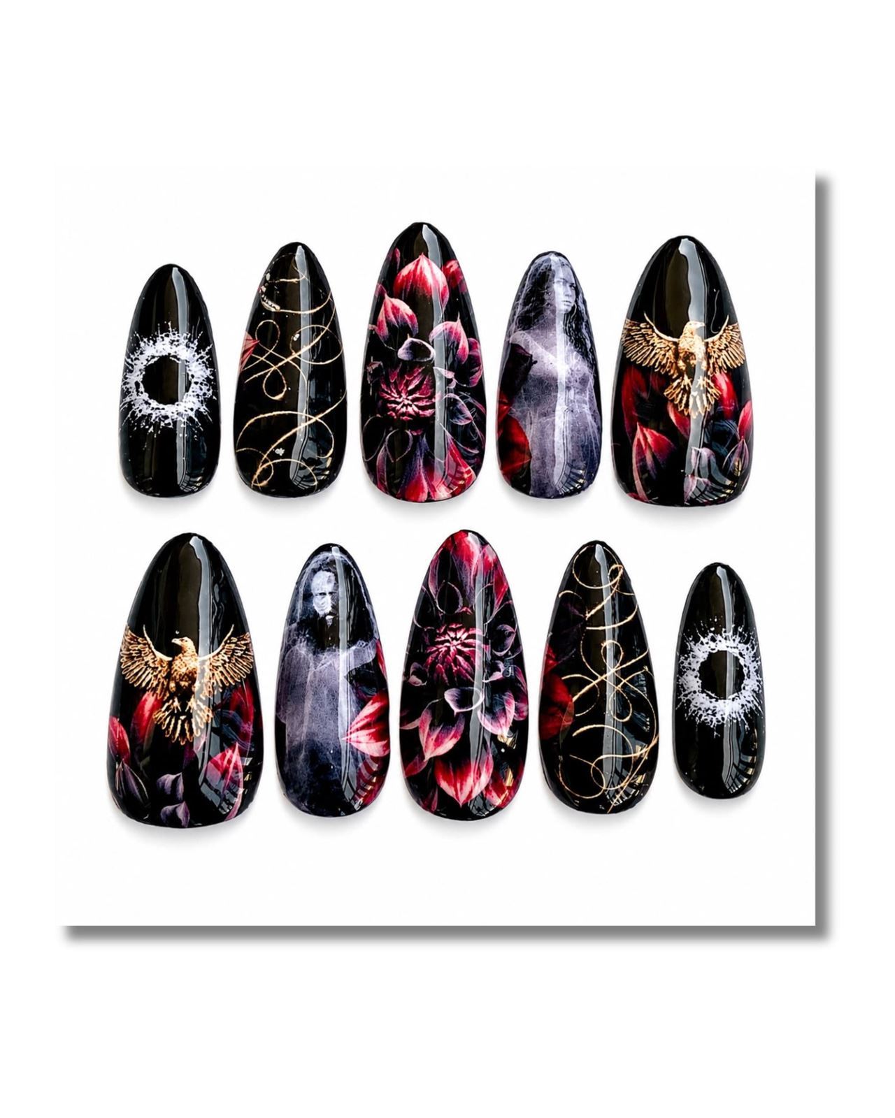 Uñas Black Dahlia de Eric D - Imagen 1