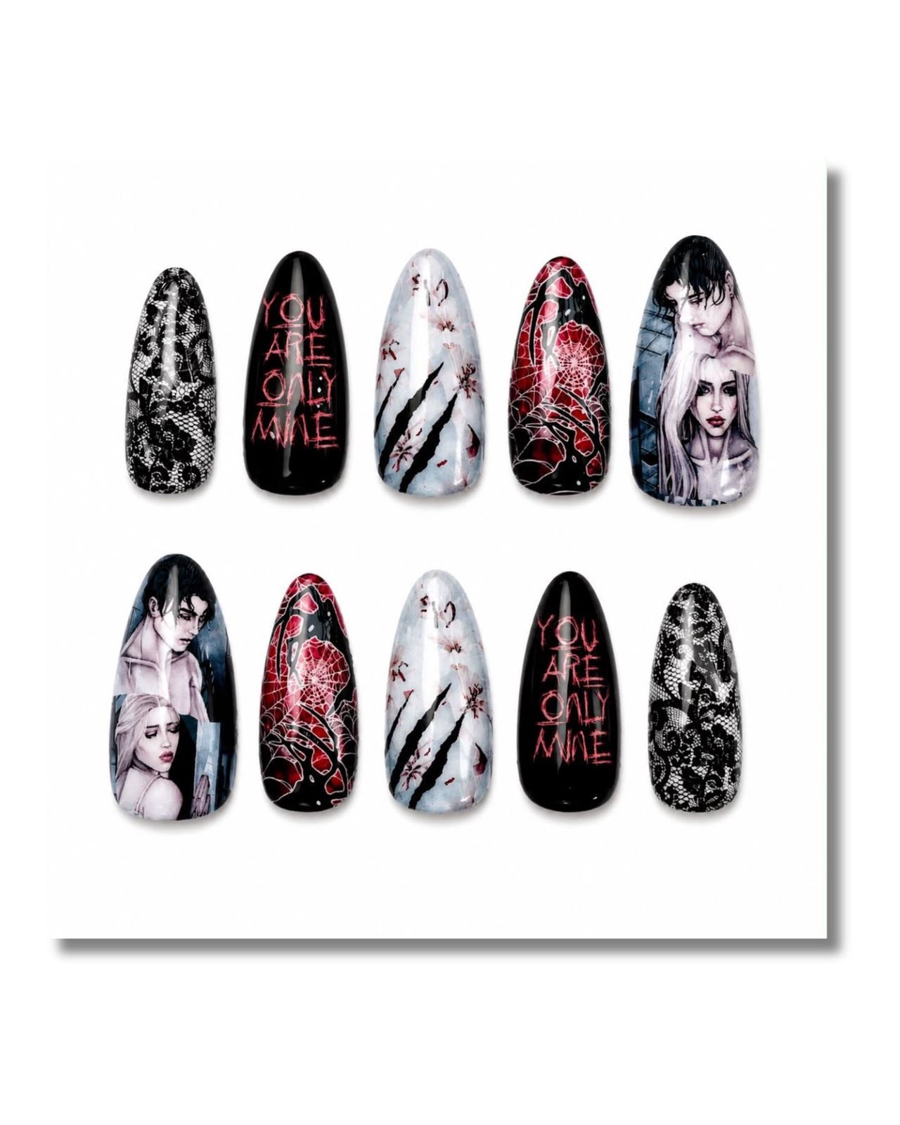 Uñas El Color Negro de M.Moon - Imagen 1