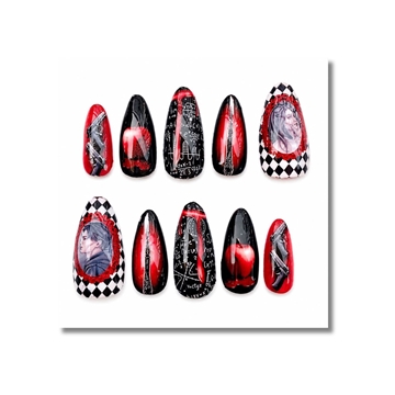 Uñas El Color Rojo de M.Moon - Imagen 1